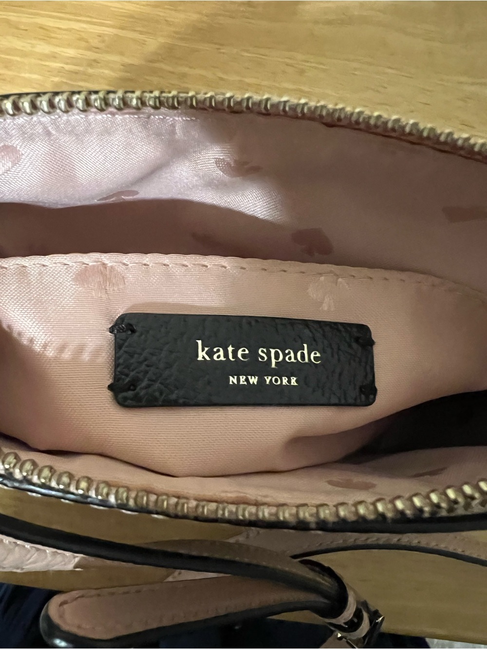 Kate Spade Two-Tone Pink and Black Crossbody Shoulder Bag - Picture 10 of 11